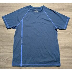 Rhone X Pelaton Men's Blue Athleisure Performance Reign Shirt Size Large